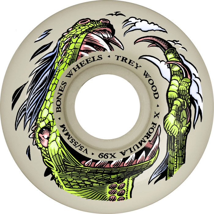 Bones Wood Dino-Sortas X F 99A V5 Sidecut Wheels