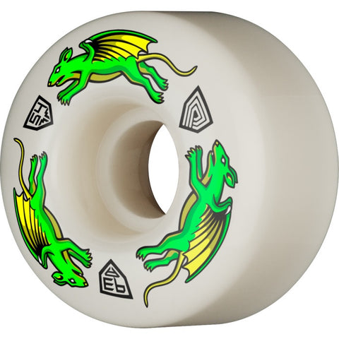 Powell Peralta Nano Rat Dragon Formula 93A Wheels - Natural