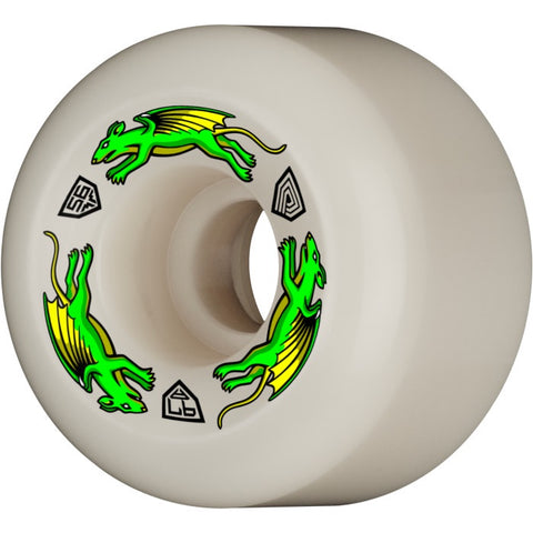 Powell Peralta Nano Rat Dragon Formula 97A Wheels - Natural