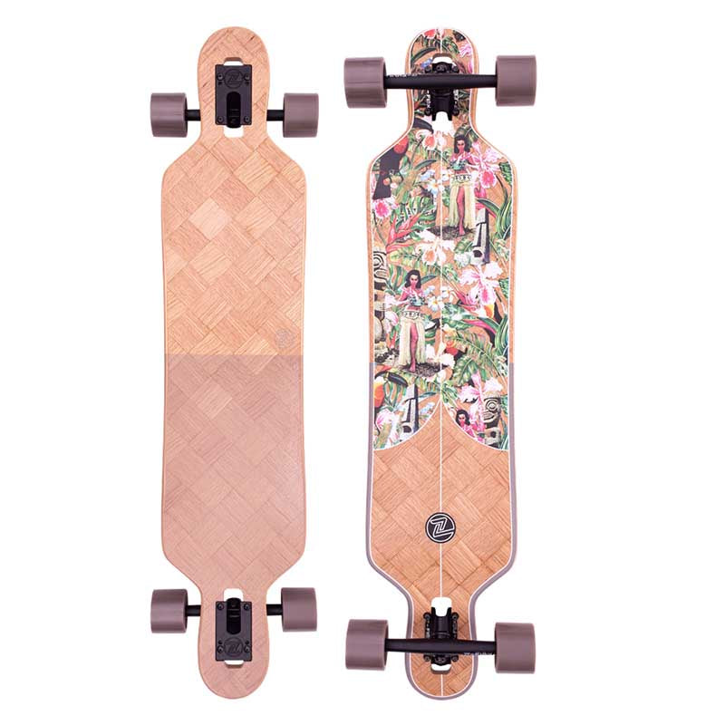 Z-Flex Drop Thru Banana Train 41 Longboard Complete