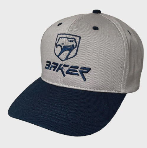Baker Viper Snapback Cap - Grey/Navy