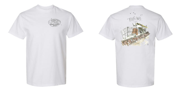 Pro Skates Josh G. Proval Brick Banks T-Shirt - White