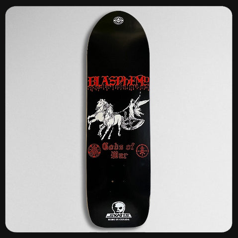 Skull Skates Blasphemy Gods of War Squaretail Deck