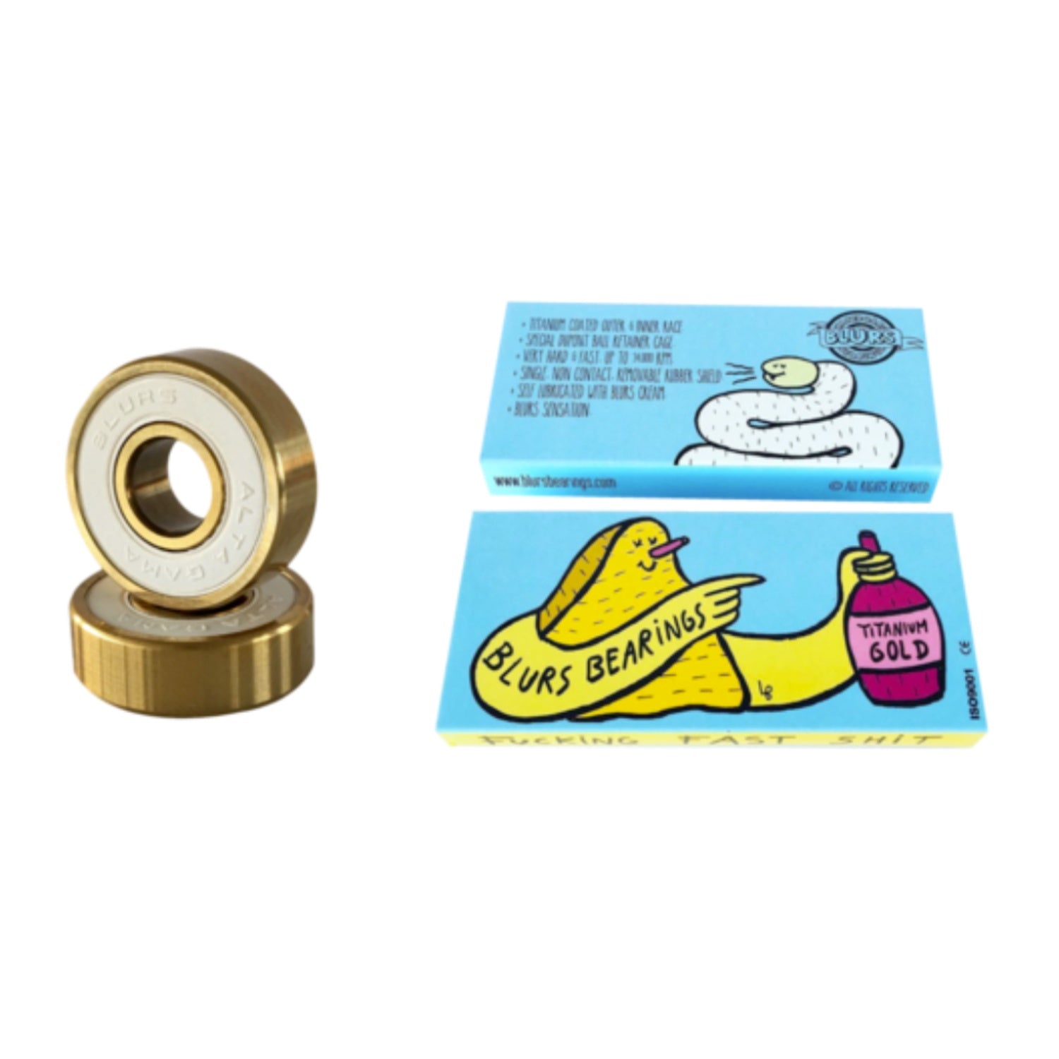 Blurs Lucas Beaufort Titanium Bearings - Gold