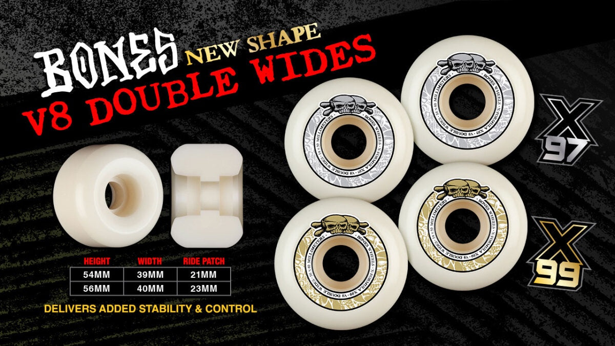 Bones XF 99A V8 Double Widecut Wheels