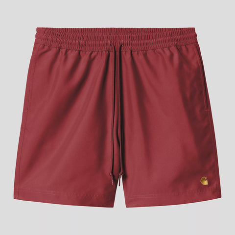 Carhartt WIP Chase Swim Short - Scarlet/Gold