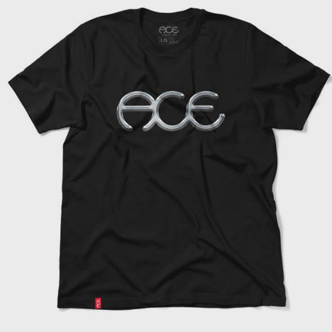 Ace Chrome Rings T-Shirt - Black