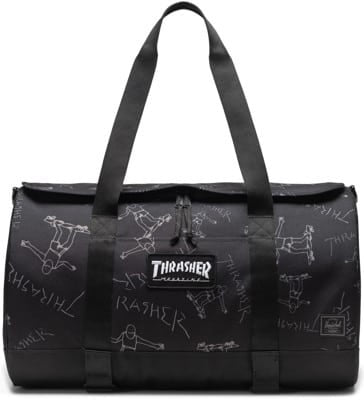 Herschel Thrasher x Gonz Heritage Skate Duffle - Black