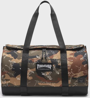 Herschel Thrasher x Gonz Heritage Skate Duffle - Woodland Camo