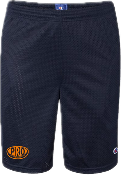 Pro Skates Proval Mesh Shorts - Navy/Orange