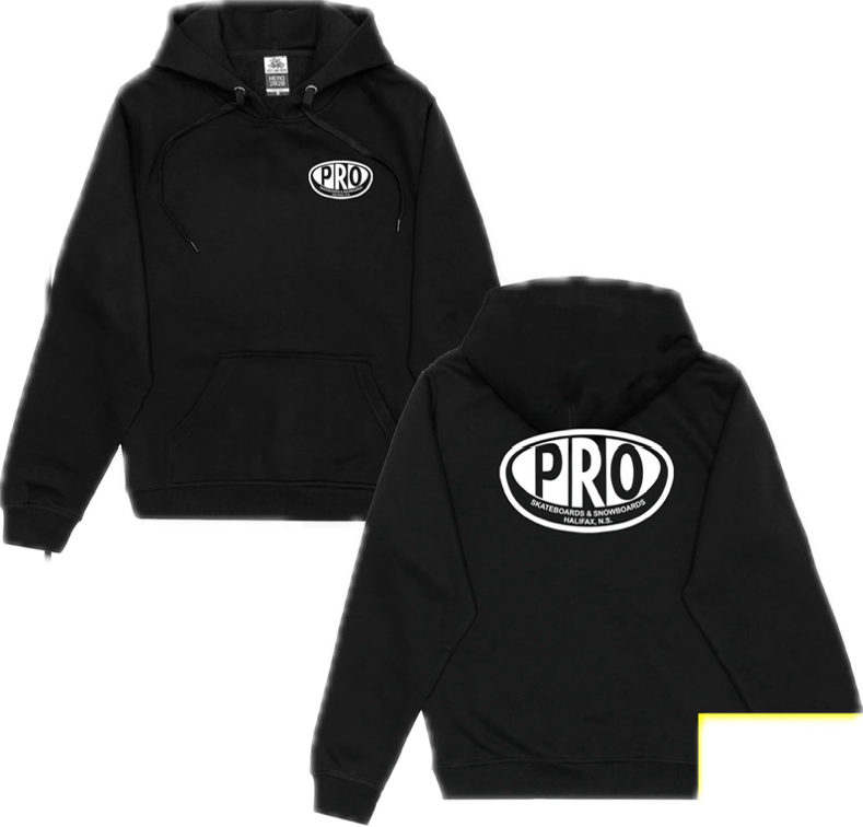 Pro Skates Classic Proval Hooded Sweater - Black/White