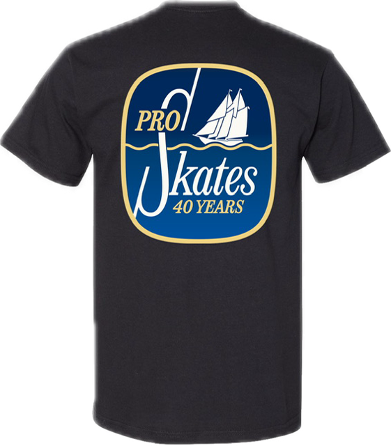 Pro Skates 40th Luke Norrad Schooner T-Shirt - Black