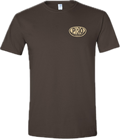 Pro Skates Proval Chest T-Shirt - Dark Chocolate/Beige