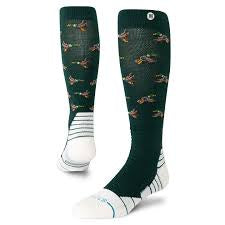 Stance Huntin Mid Poly Snow Sock - Pine