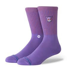 Stance Gengar Crew Sock - Purple