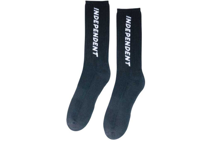 Independent Mens Crew Socks- Black