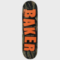Baker JC Brand Logo Tiger Camo Deck