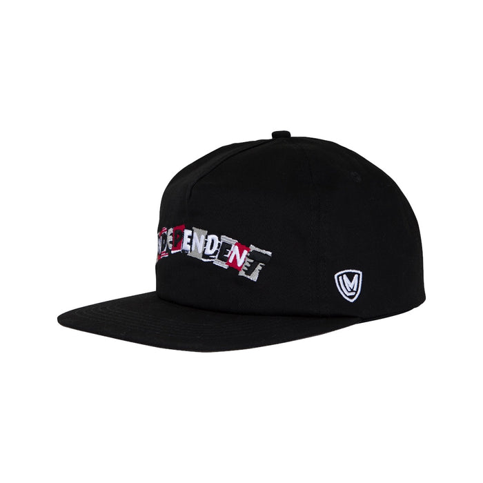 Independent Mountain Ransom Snapback Cap - Black