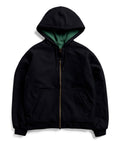 Burton AG Toughy Reversible Zip-Up Hooded Sweater - True Black/Dirty Money