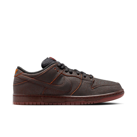 Nike SB Dunk Low Pro PRM Shoe - Dark Smoke Grey/Campfire Orange (Krampus)