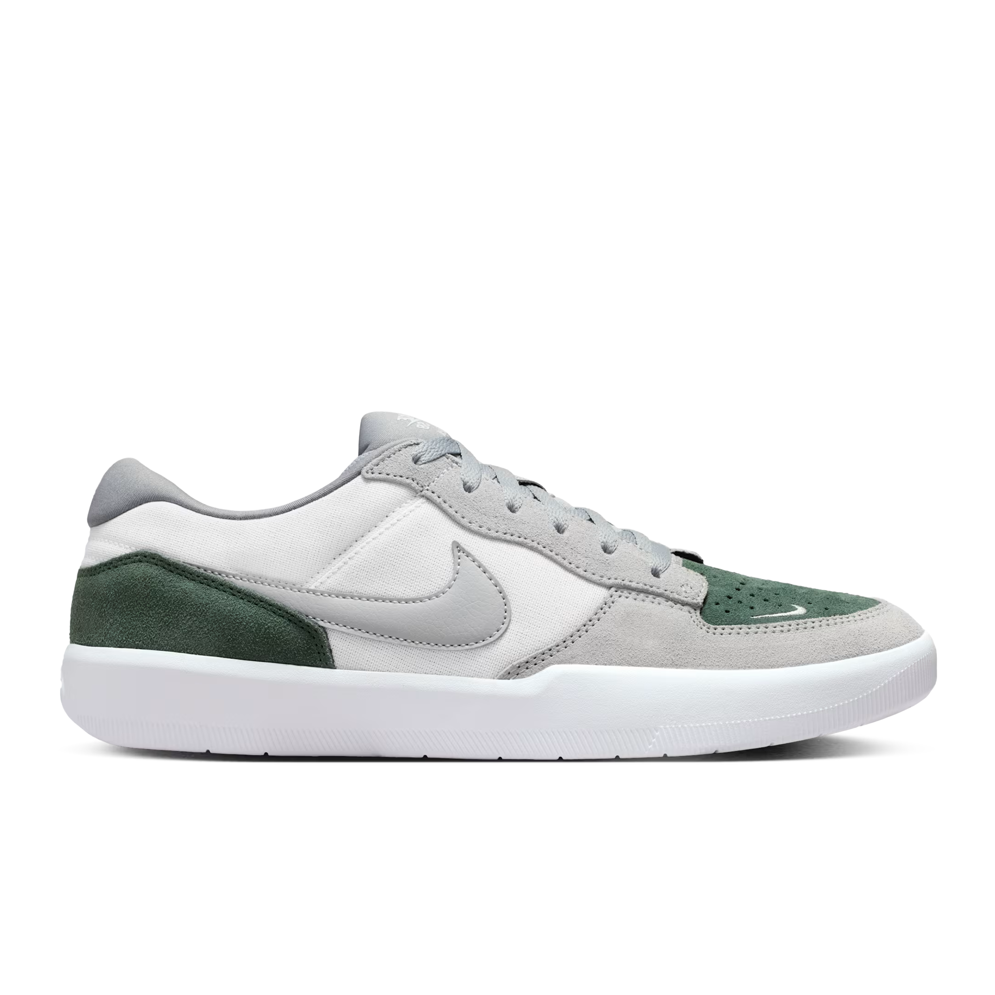 Nike SB Force 58 Shoe - White/Silver/Fir Green