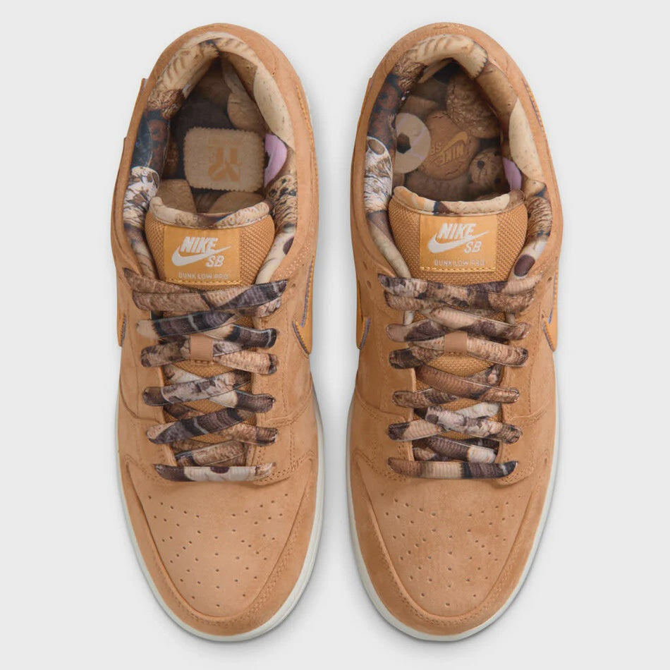 Nike SB Dunk Low Pro QS Shoe - Flax/Honeycomb/Summit White (Note)