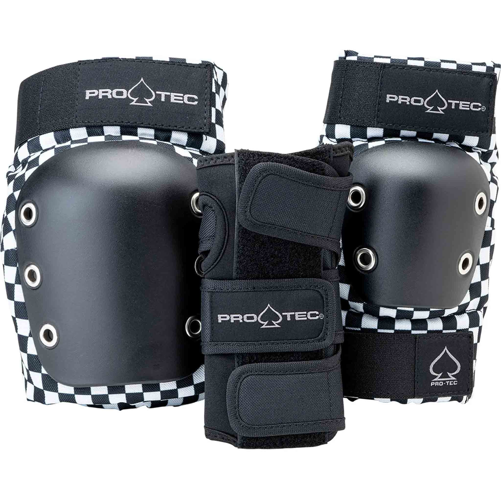 Pro-Tec Adult 3-Pack Pad Set - Checker