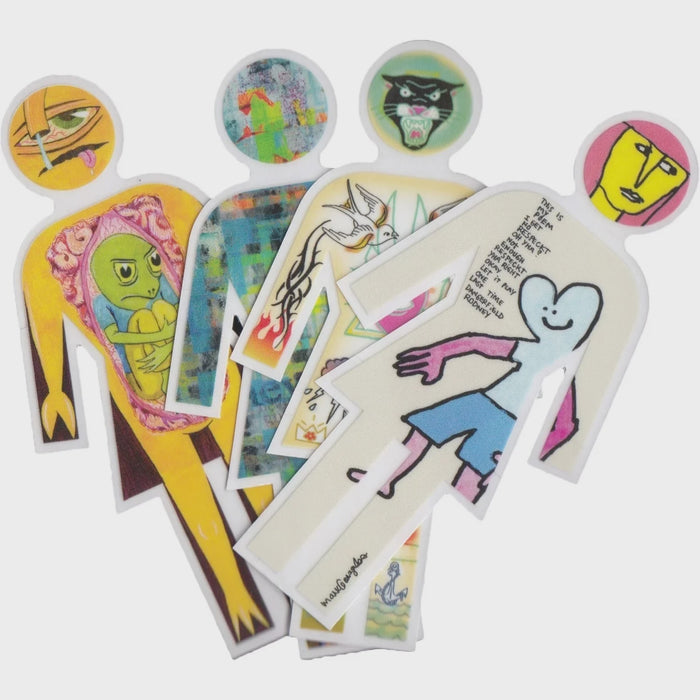 Girl x Modernica Sticker Pack