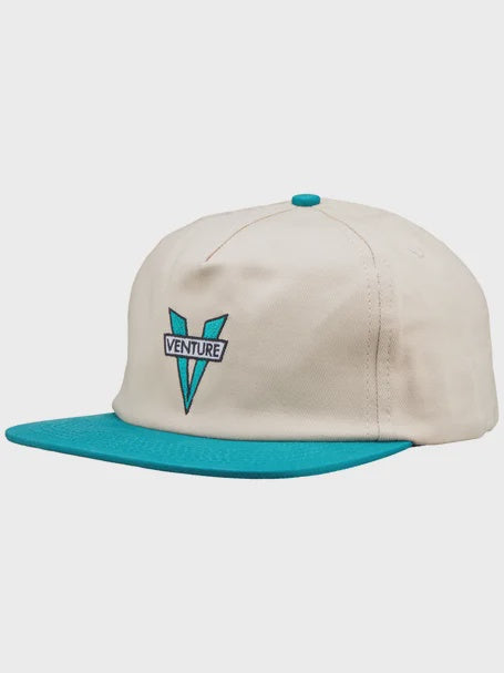 Venture Heritage Snapback Cap - Tan/Jade