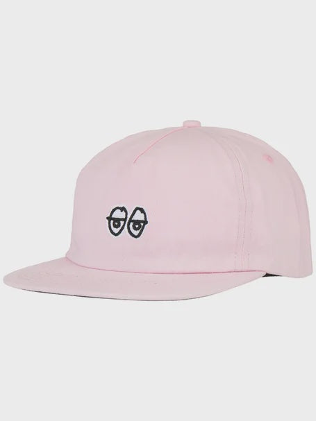 Krooked Eyes Snapback Cap - Pink