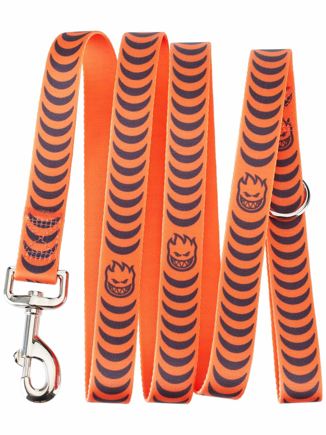 Spitfire Bighead Crescent Dog Lead - Orange/Black