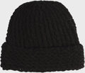 Coal Lampshade Cuffed Beanie - Black