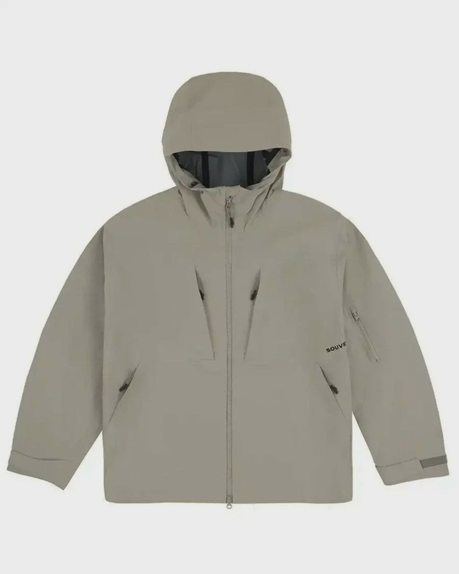 Souvenir 3 Ply Ripstop Jacket - Wet Sand