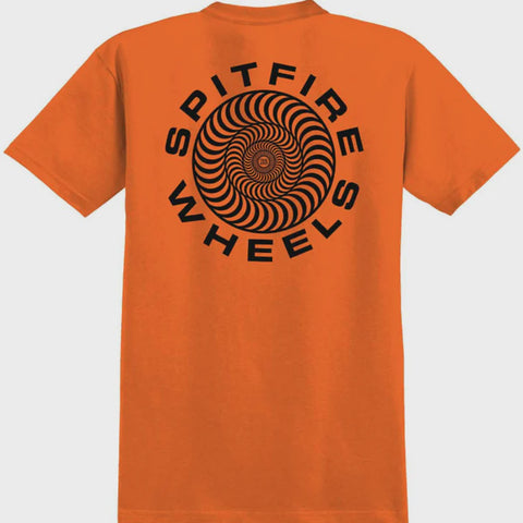 Spitfire Classic '87 Swirl T-Shirt - Orange/Black