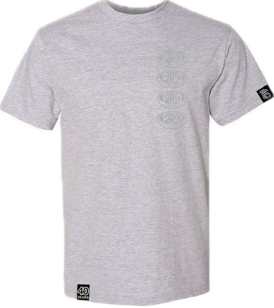 Pro Skates Chest Proval 40th T-Shirt - Sport Grey/Cool Grey