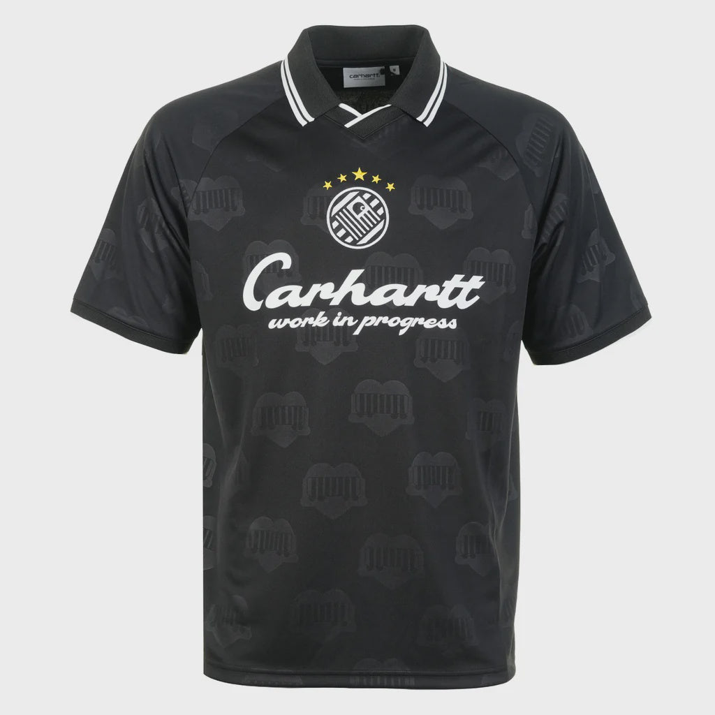 Carhartt WIP Terrace Football Jersey - Black