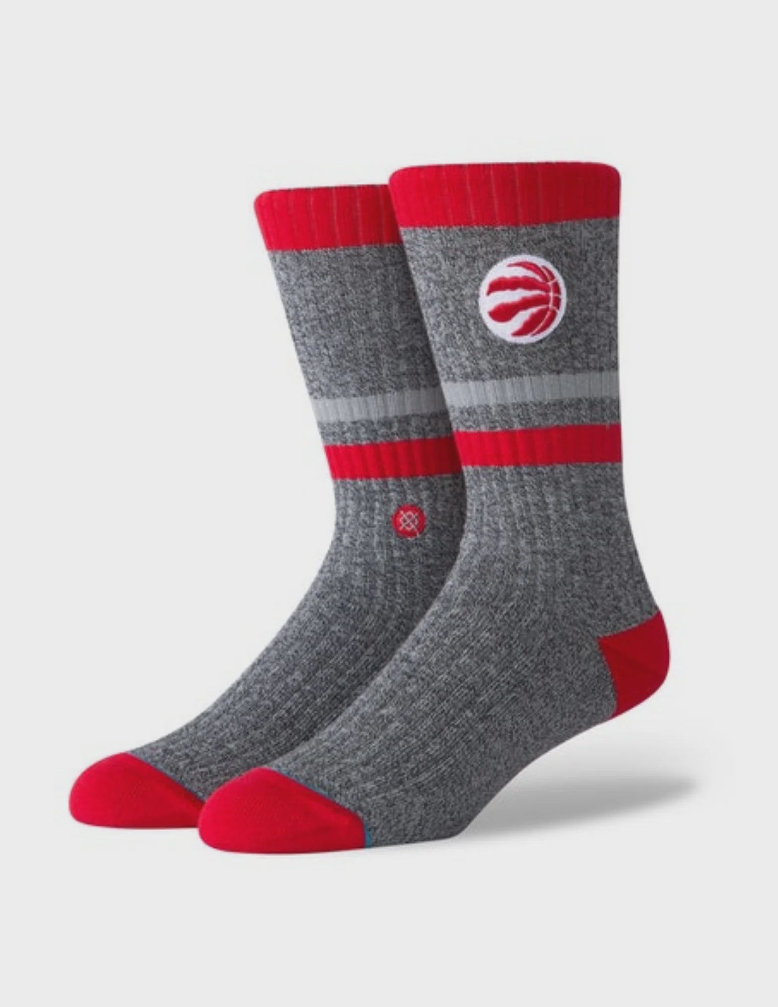 Stance NBA Raptors Boot Sock - Heather Grey