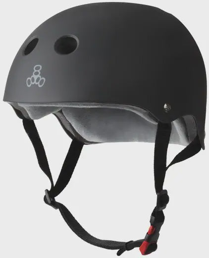 Triple 8 Certified Sweatsaver Helmet - Black Matte