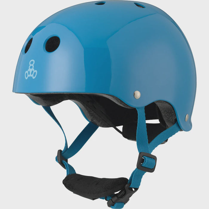 Triple 8 Lil 8 Dual Certified Helmet w/EPS - Blue Gloss