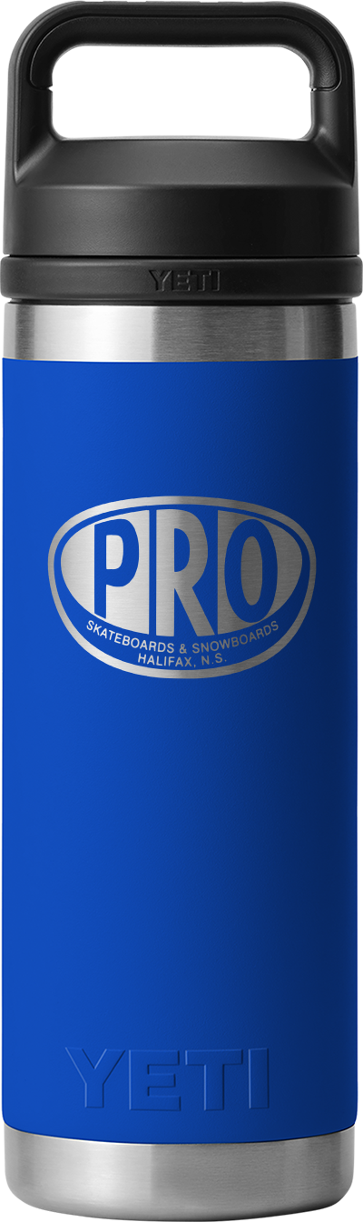 Yeti x Pro Skates Rambler 18oz/Chug Cap - Royal Blue