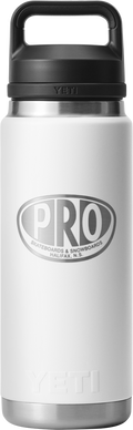 Yeti x Pro Skates Rambler 26oz/Chug Cap - White