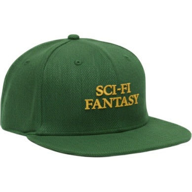 Sci-Fi Fantasy Herringbone Cap - Green