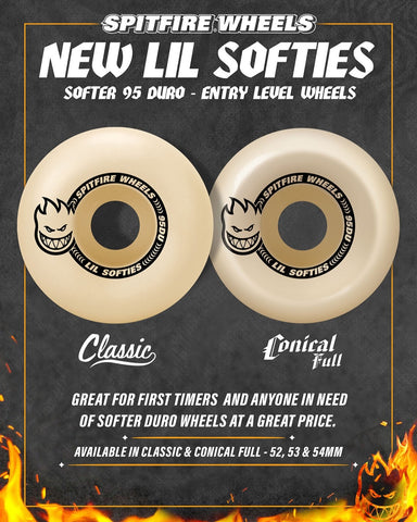 Spitfire 95D Lil' Softies Wheels - Natural