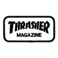 Thrasher Logo Patch - Black/White