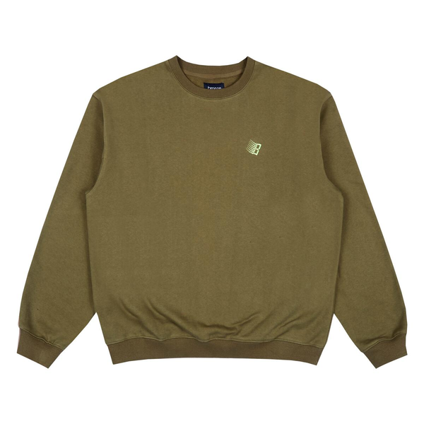 Bronze 56k B Logo Embroidered Crewneck Sweater - Olive – Pro Bronze 56k B Logo Embroidered Crewneck Sweater - Olive – Pro