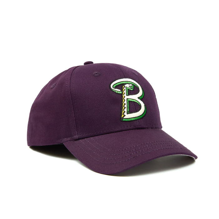 Bronze 56k Diamond B Cap - Purple