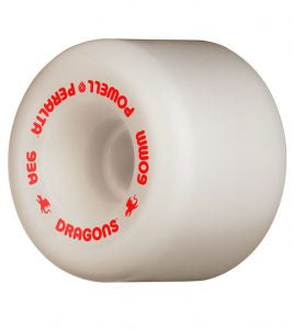 Powell Peralta Dragon Formula Rat Bones 93A Wheel - White