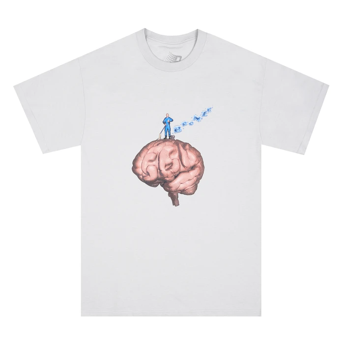 Bronze 56k Brainwash T-Shirt - Silver
