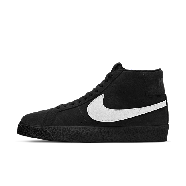 Nike SB Zoom Blazer Mid Shoe - Black/White/Black