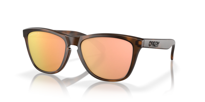 Oakley Frogskins Sunglasses - Brown Tortoise/Rose Gold Polarized
